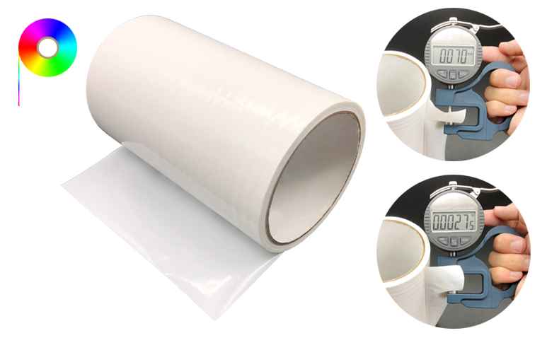 70 micron 600 g/25mm High Adhesion Printable PE Milky White Protective Film  Roll - PE Protective Film - PNP Film: China B2B partner of packaging film  and printing film