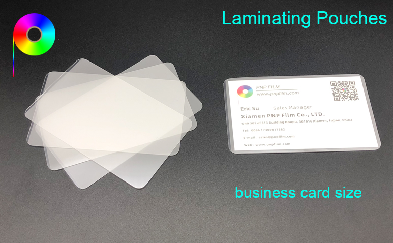 Laminating Sheets, Self Adhesive, Business Card Size, 5 Mil, 5 Pack