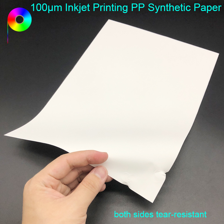 100micron Single-Side Coated PP Synthetic Paper for Inkjet Printing