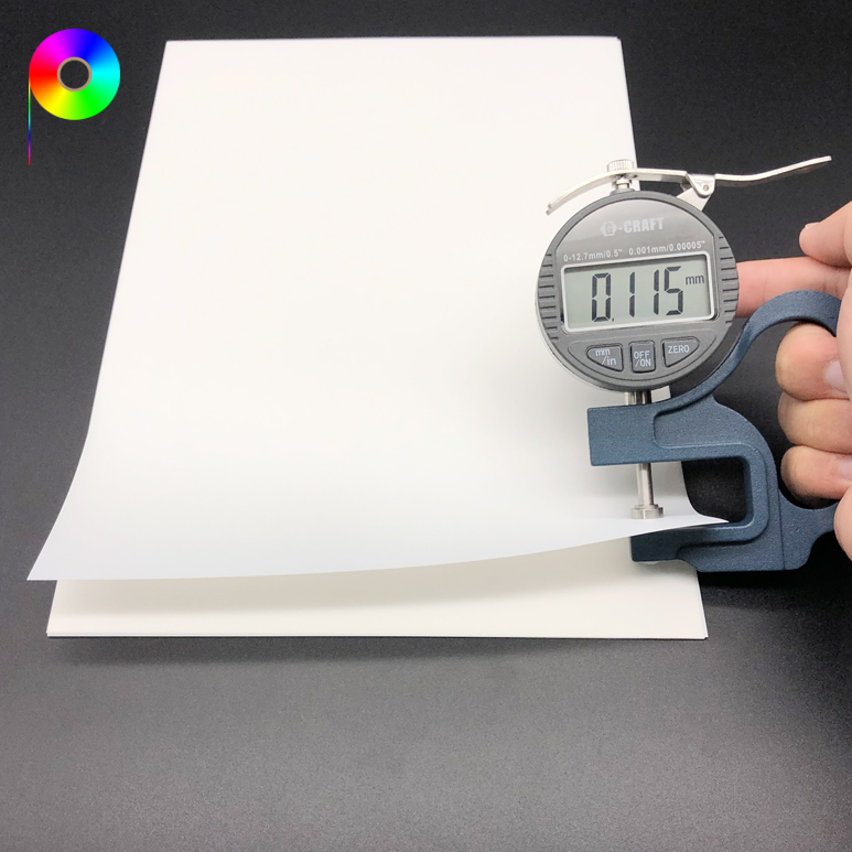 115micron 4.55mil Front Print Backlit Printing Film with Customized/Standard Roll Width