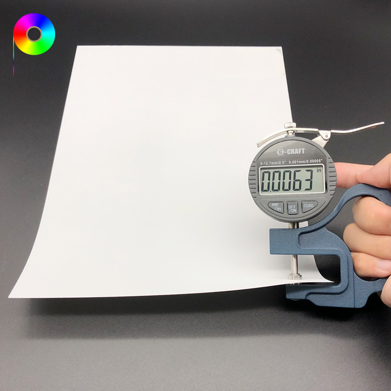 160micron Front Printing Backlit Film for Water-based/Oil-based Dye Ink and Pigment Ink