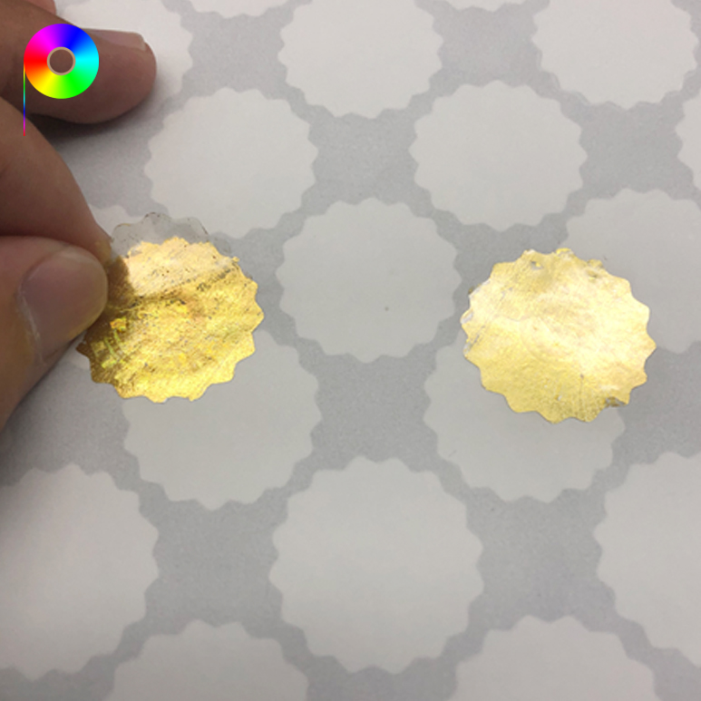 One-time Use Various Colors or Sizes Security Hologram Sticker with Custom Hologram