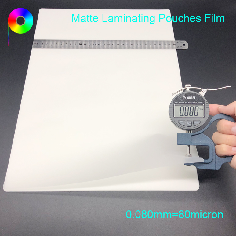 80micron matte laminating pouches Moisture Proof and Soft PET EVA 3.15mil 80micron 50/30 A3 Matte Laminating Pouches