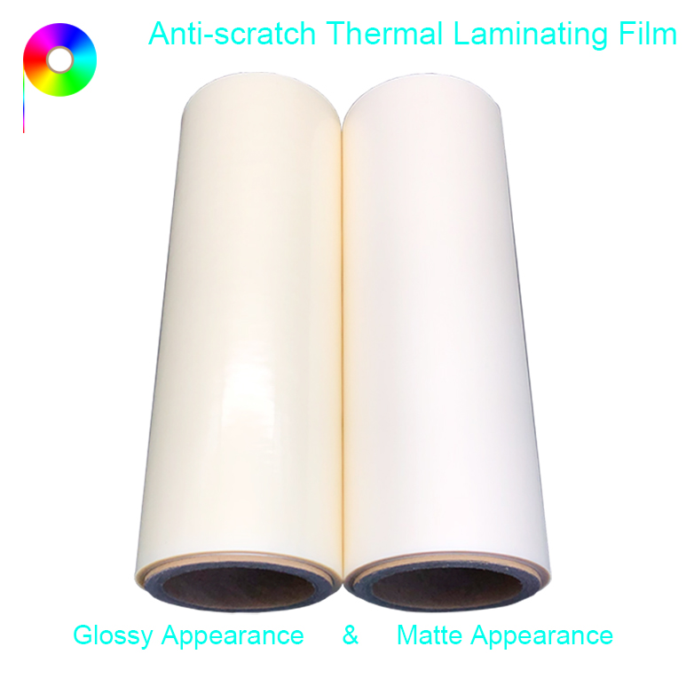 Scratch Resistant Anti-scratch BOPP Thermal Lamination Film Roll with Glossy and Matte Appearance