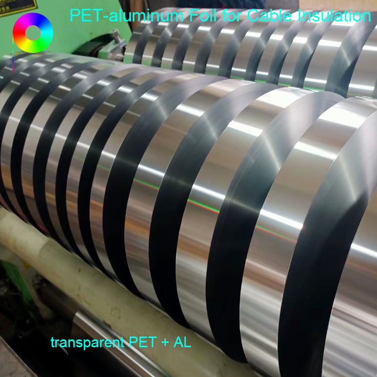 6AL+18PET Aluminum Foil Mylar Insulation Film for Communication Cable