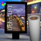 backlit film for outdoor application