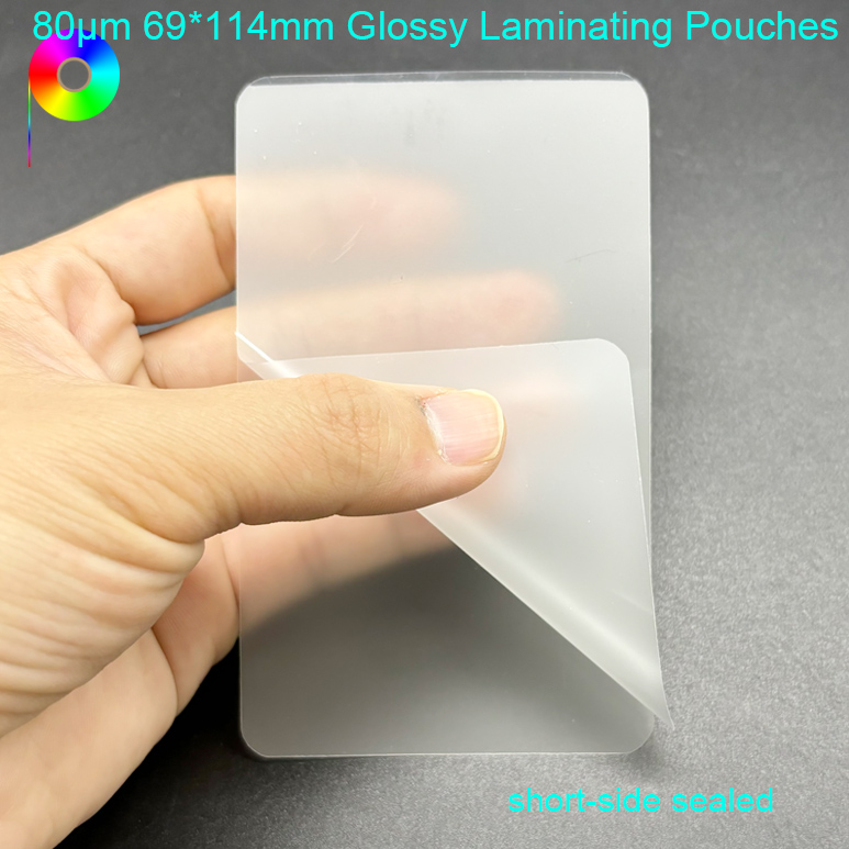 80micron 69mm*114mm Glossy Laminating Pouches for Holy Prayer Cards
