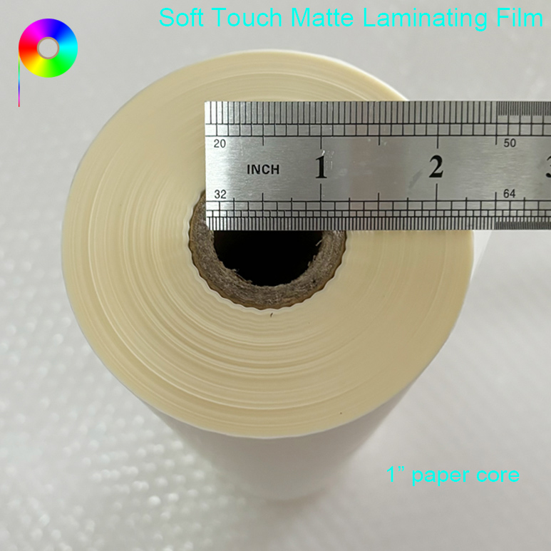 1" Paper Core Soft Touch Matte Laminating Film For Xerox Digital Prints