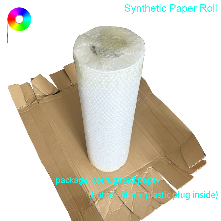 5mil Hot Fuser Stable Synthetic Paper Roll For Large Format Laser Machine