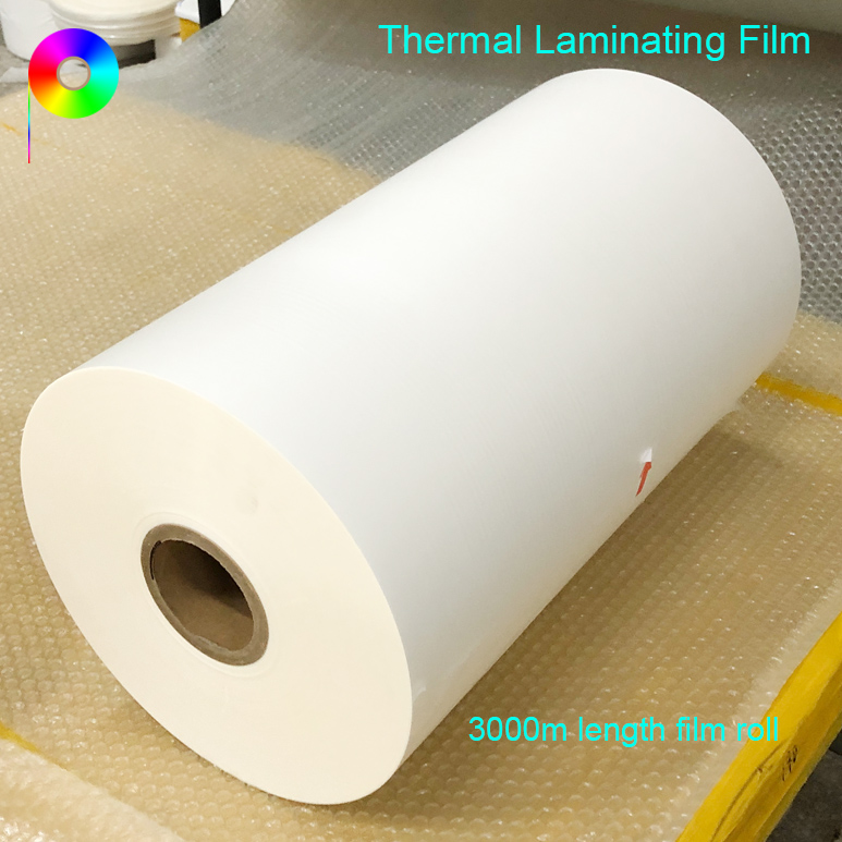 Free Sample 25micron 3inch Core Custom Width Matte BOPP Thermal Laminating Film