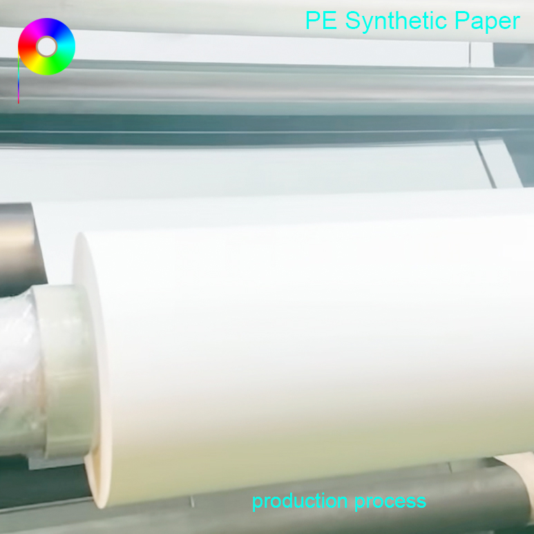 pe synthetic paper production process 140μm 130GSM High Tear Resistant Both Sides Matte White Uncoated PE Synthetic Paper