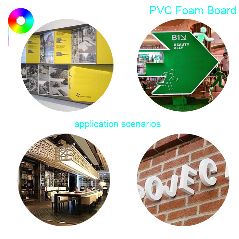 PVC foam board application scenarios Standard/Custom Size 2~30mm Thickness 0.35~0.8 Density PVC Foam Board China Supplier