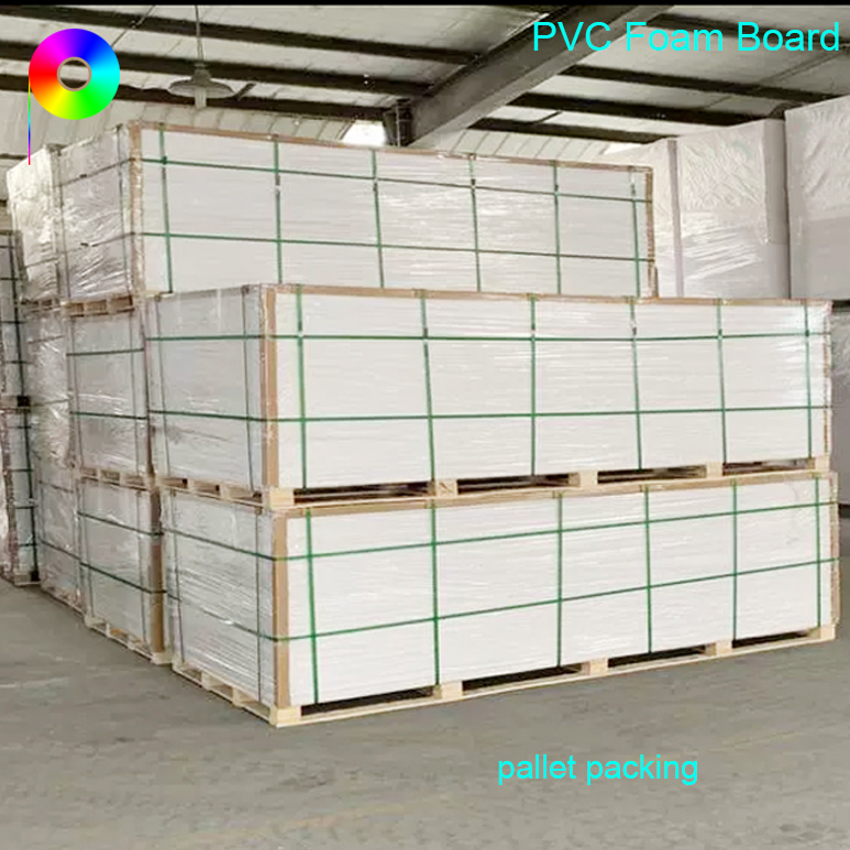 pallet packing pvc foam board Standard/Custom Size 2~30mm Thickness 0.35~0.8 Density PVC Foam Board China Supplier