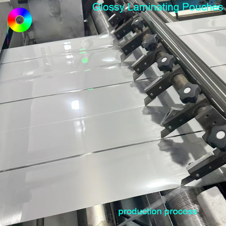 80micron 60*95mm Size Glossy Laminating Pouches for Cardboard Price Label