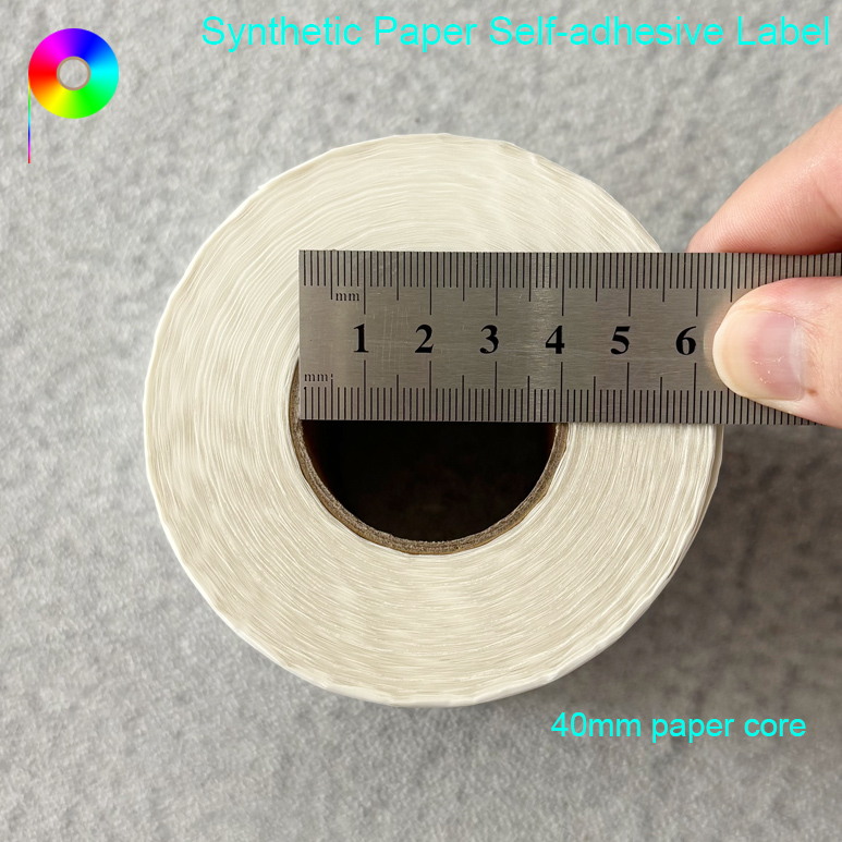 Removable Glue Thermal Printing Self-Adhesive Synthetic Paper Label