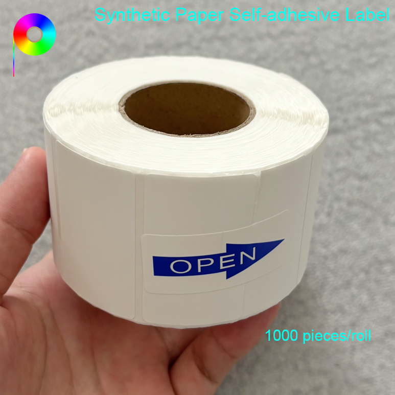 Removable Glue Thermal Printing Self-Adhesive Synthetic Paper Label